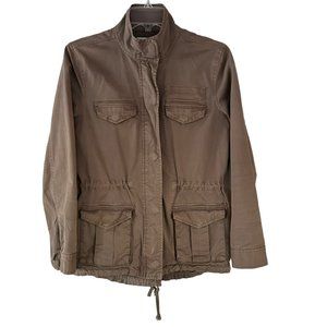 Hinge Cargo Jacket XS Nordstrom Exclusive Cotton Utility Army Green Olive Drab